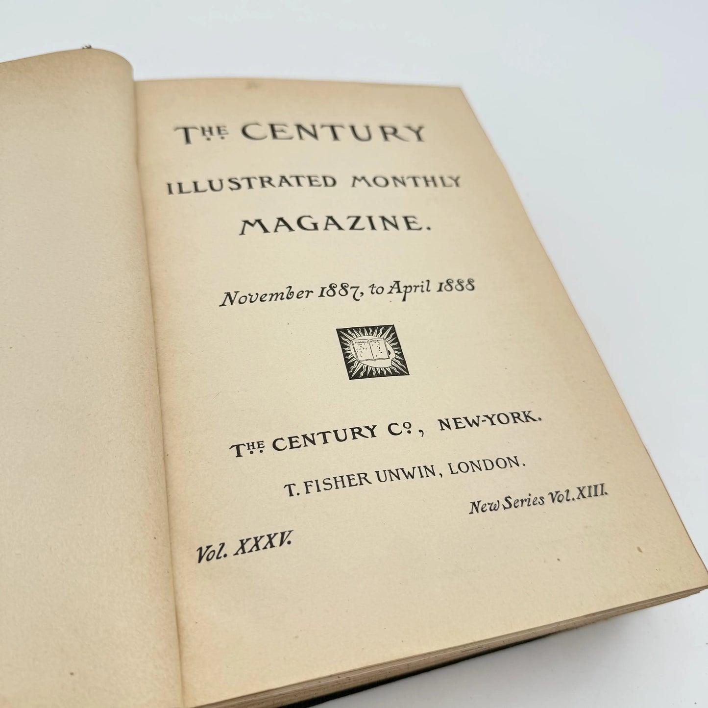 The Century Illustrated Monthly Magazine from November 1887 to April 1888 — Bound