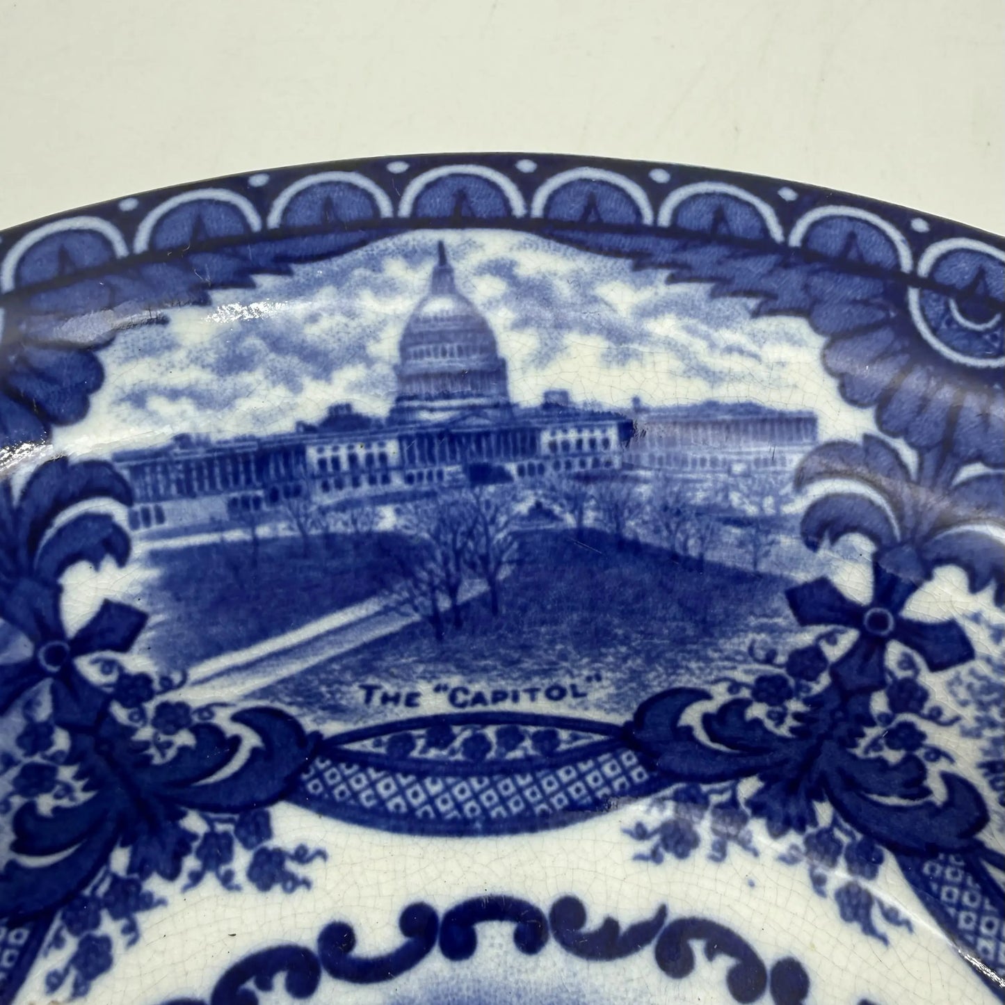 Theodore Roosevelt Plate with scenes from his life