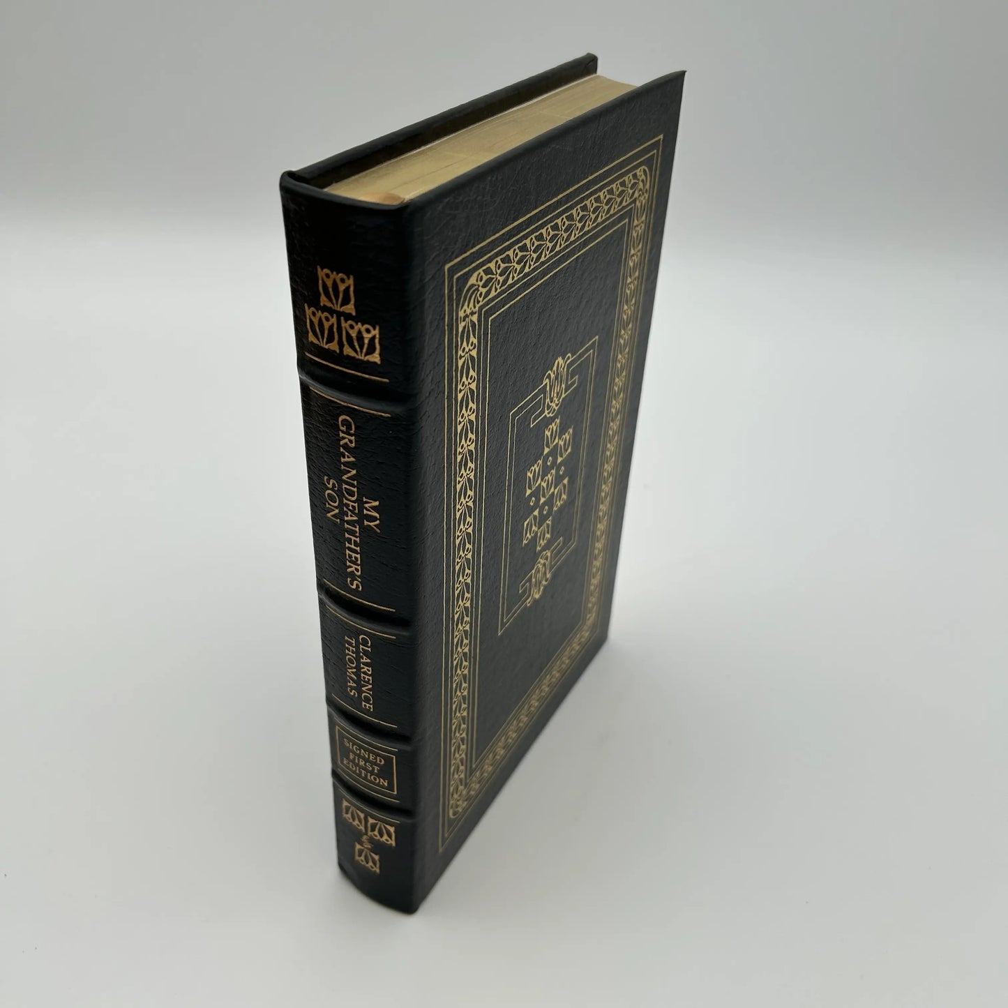 "My Godfather's Son: A Memoir" - Signed by Supreme Court Justice Clarence Thomas - Leather-bound, gilt-edged limited edition