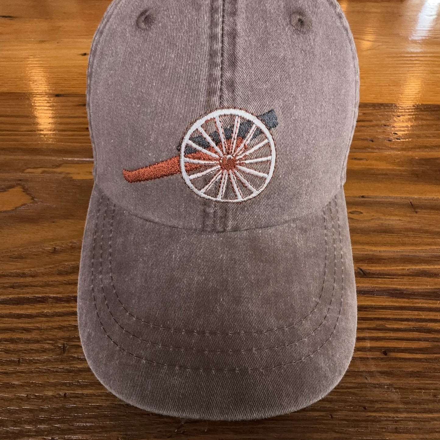Embroidered Boston Evacuation Day cap — Espresso