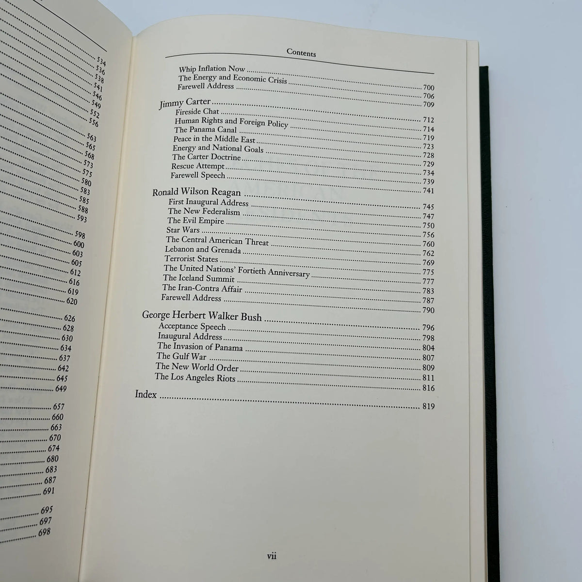 "Speeches of the American Presidents" Edited by Janet Podell and Steven Anzovin - Leather-bound, gilt-edged Easton Press edition — Two volume set