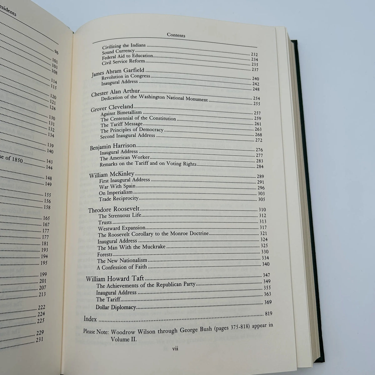 "Speeches of the American Presidents" Edited by Janet Podell and Steven Anzovin - Leather-bound, gilt-edged Easton Press edition — Two volume set