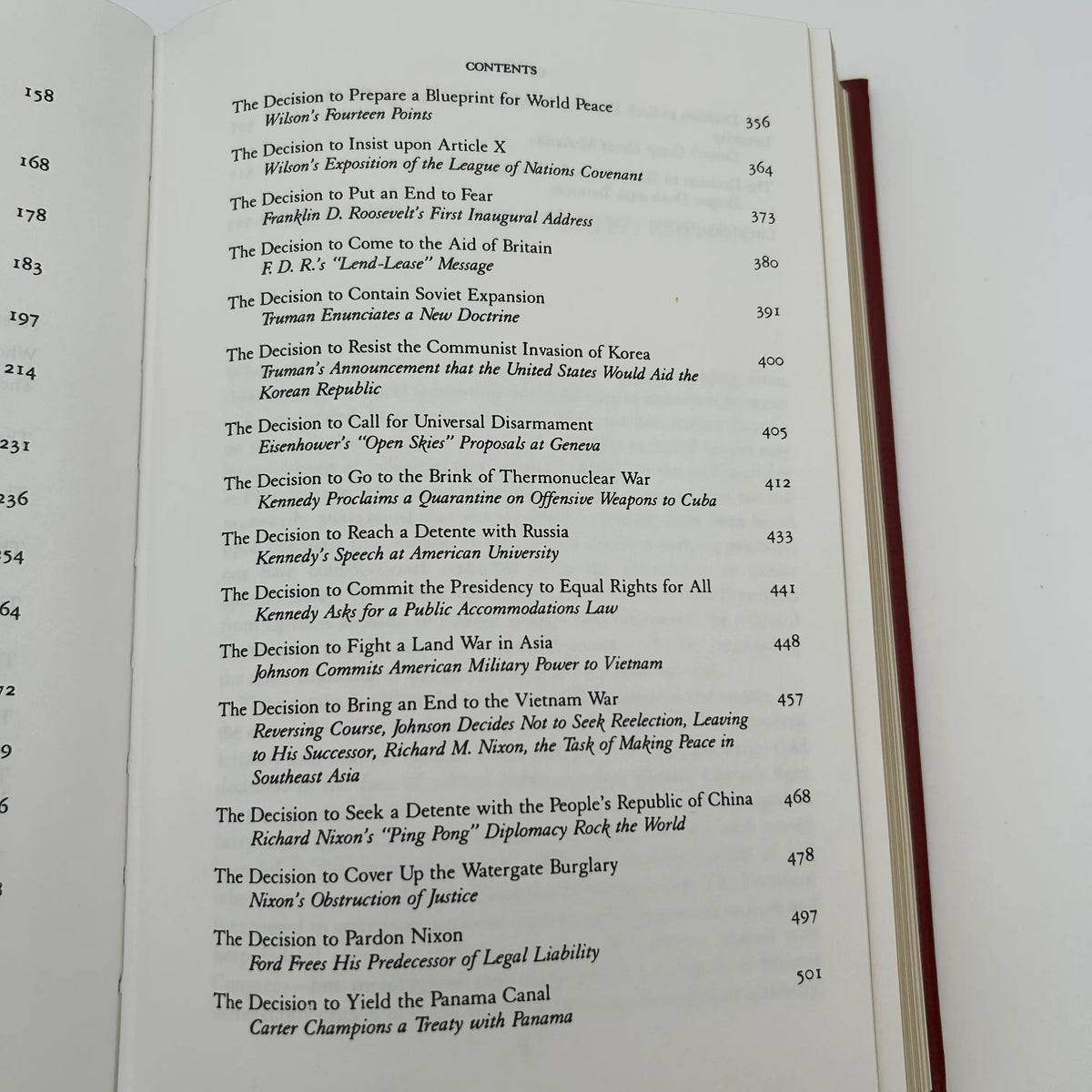 "Great Presidential Decisions" by Richard B. Morris and Jeffrey B. Morris - Leather-bound, gilt-edged Easton Press edition