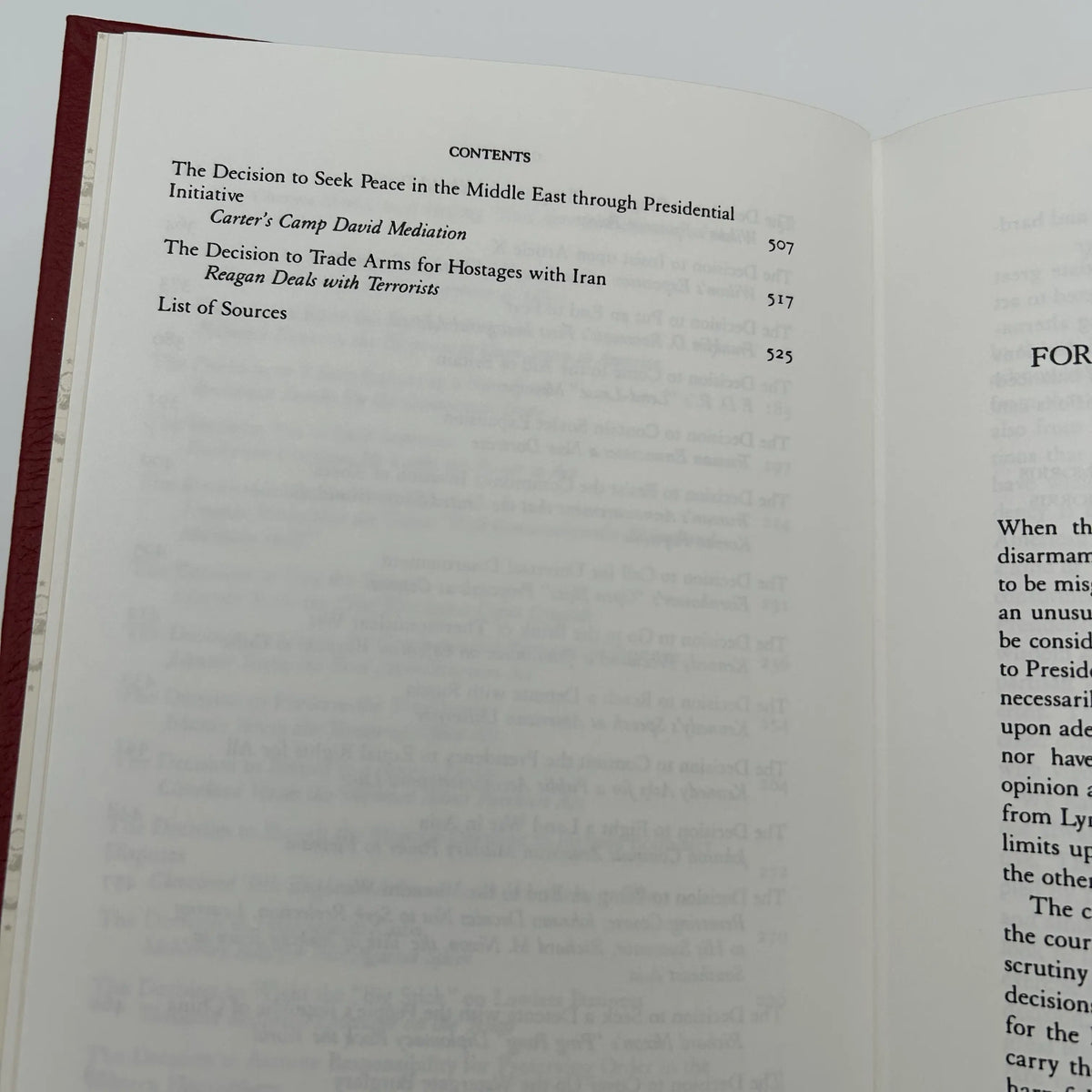 "Great Presidential Decisions" by Richard B. Morris and Jeffrey B. Morris - Leather-bound, gilt-edged Easton Press edition