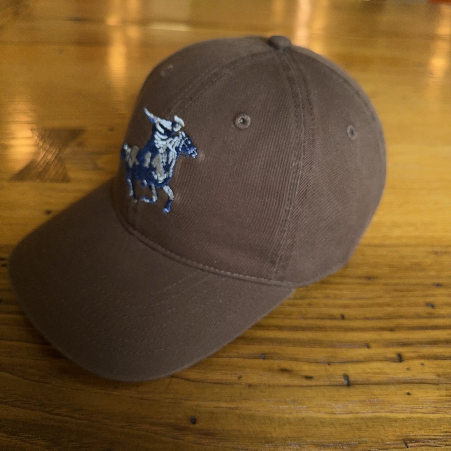 Embroidered "Paul Revere's  Ride" cap with April 19, 1775 on the back — Brown