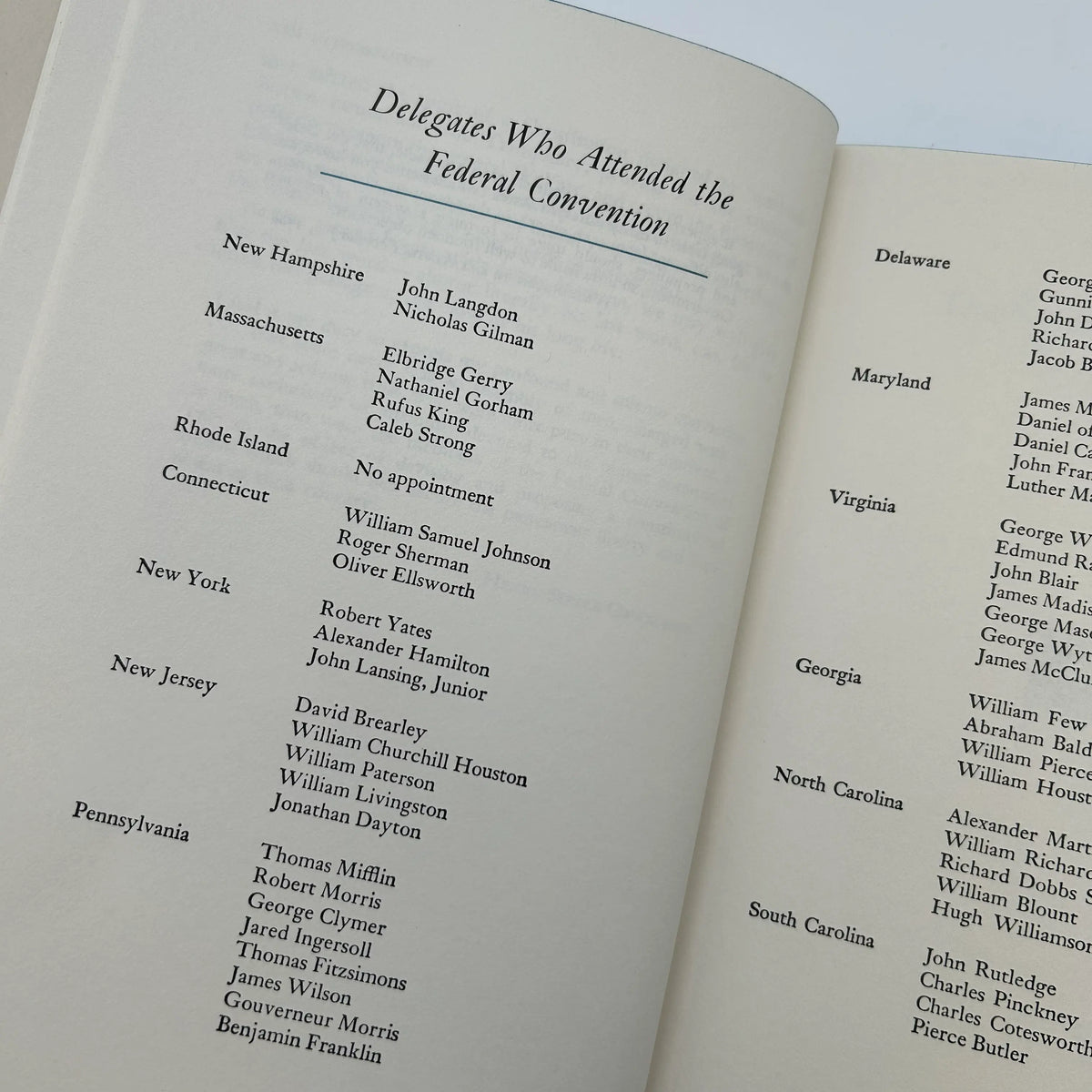 "Miracle at Philadelphia: The Story of the Constitutional Convention, May to September 1787" by Catherine Drinker Bowen- In a slip case