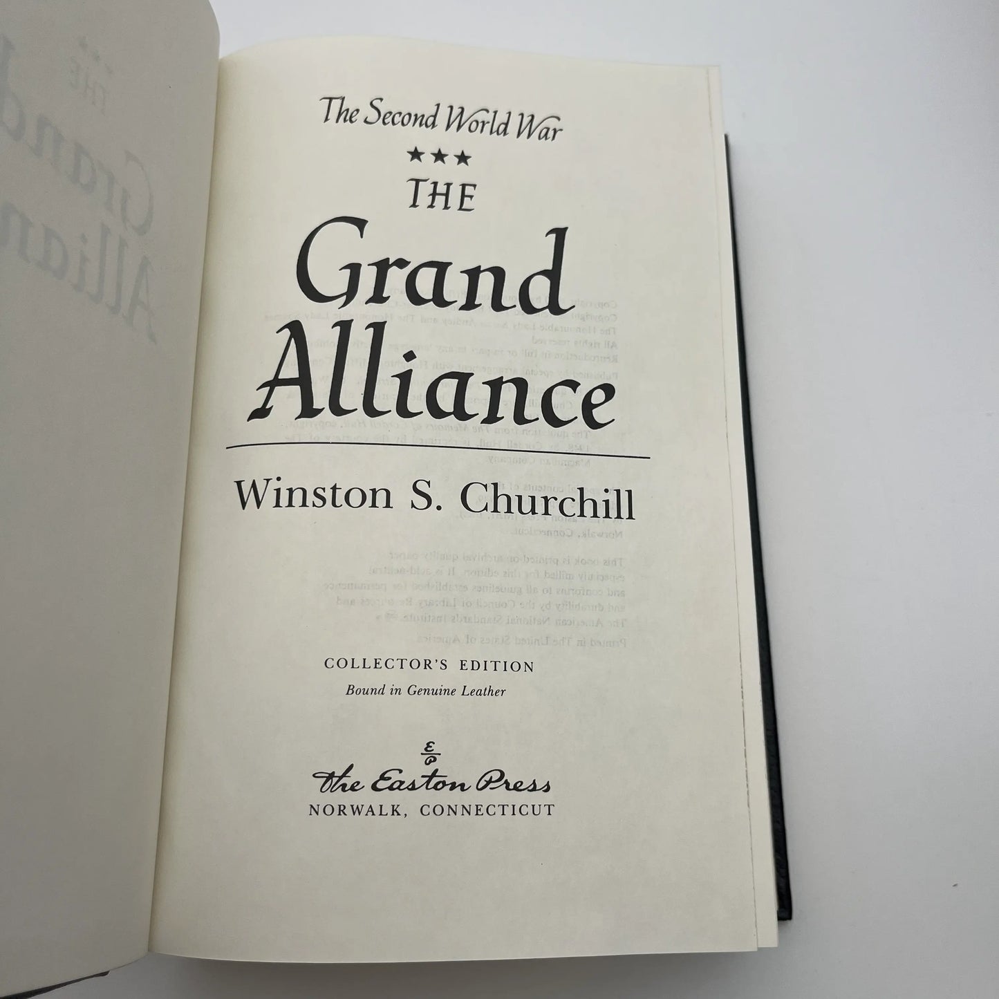 The Second World War complete series - Winston Churchill - Leather-bound, gilt-edged Easton Press edition 7