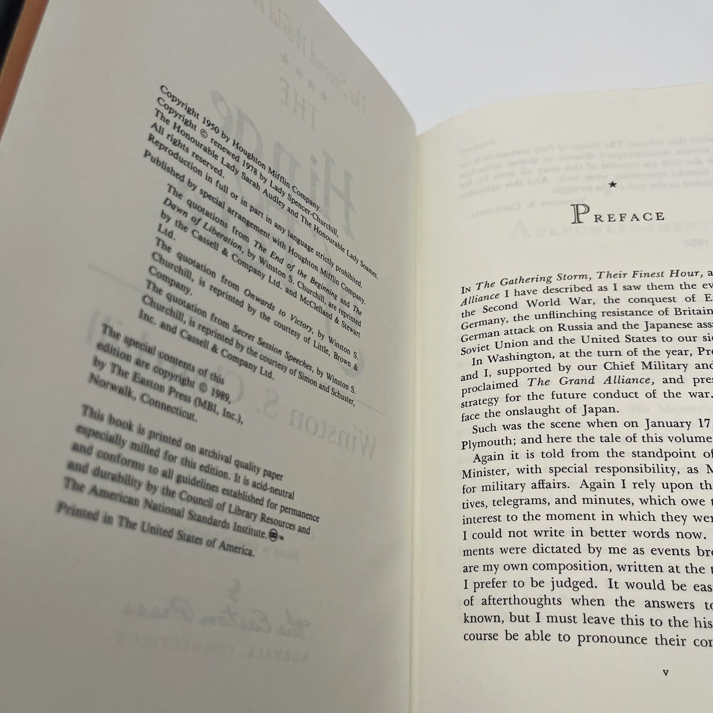 The Second World War complete series - Winston Churchill - Leather-bound, gilt-edged Easton Press edition 7