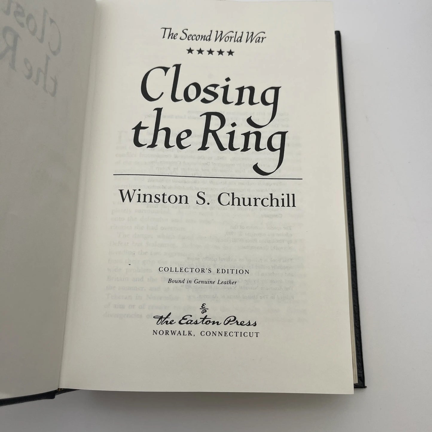 The Second World War complete series - Winston Churchill - Leather-bound, gilt-edged Easton Press edition 7