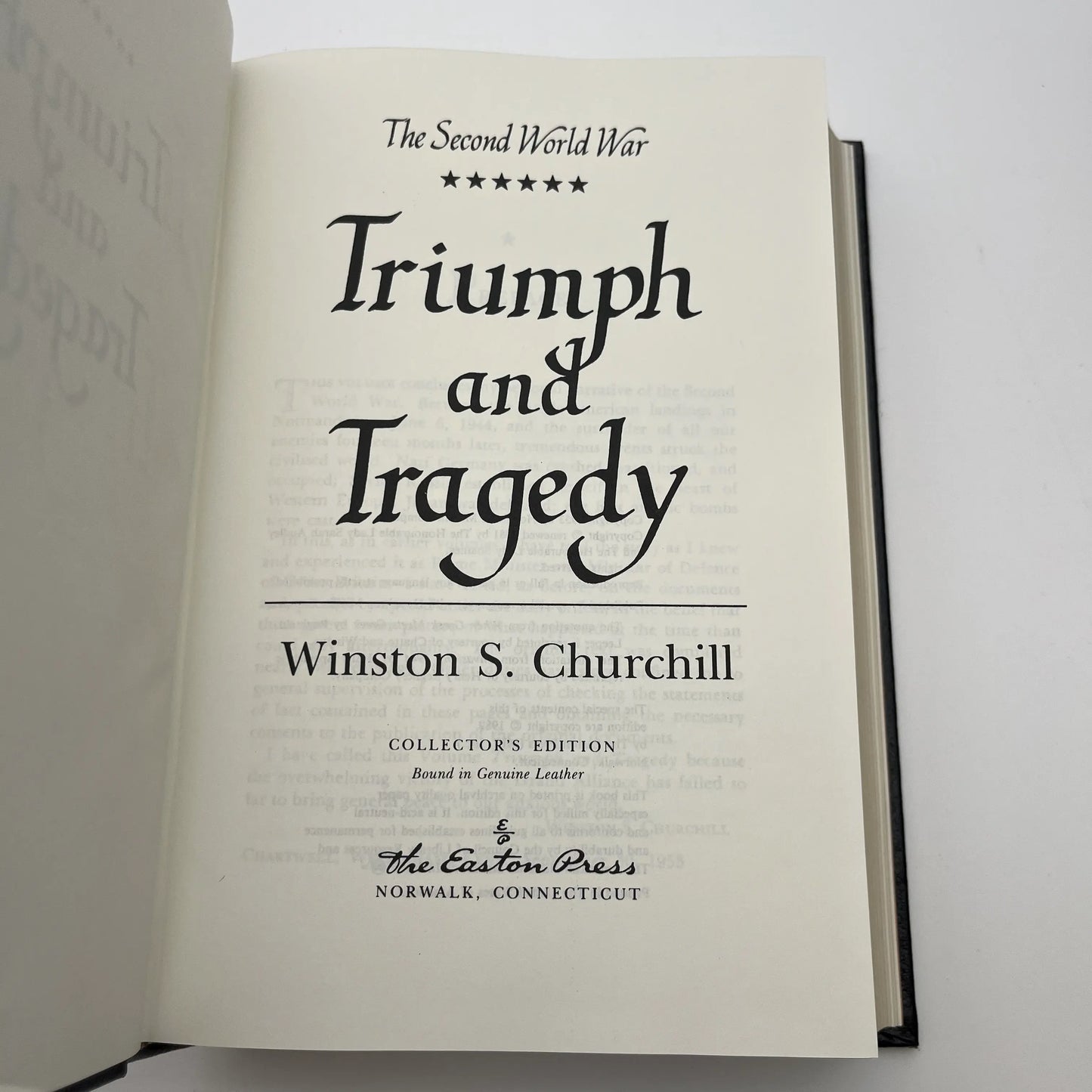The Second World War complete series - Winston Churchill - Leather-bound, gilt-edged Easton Press edition 7
