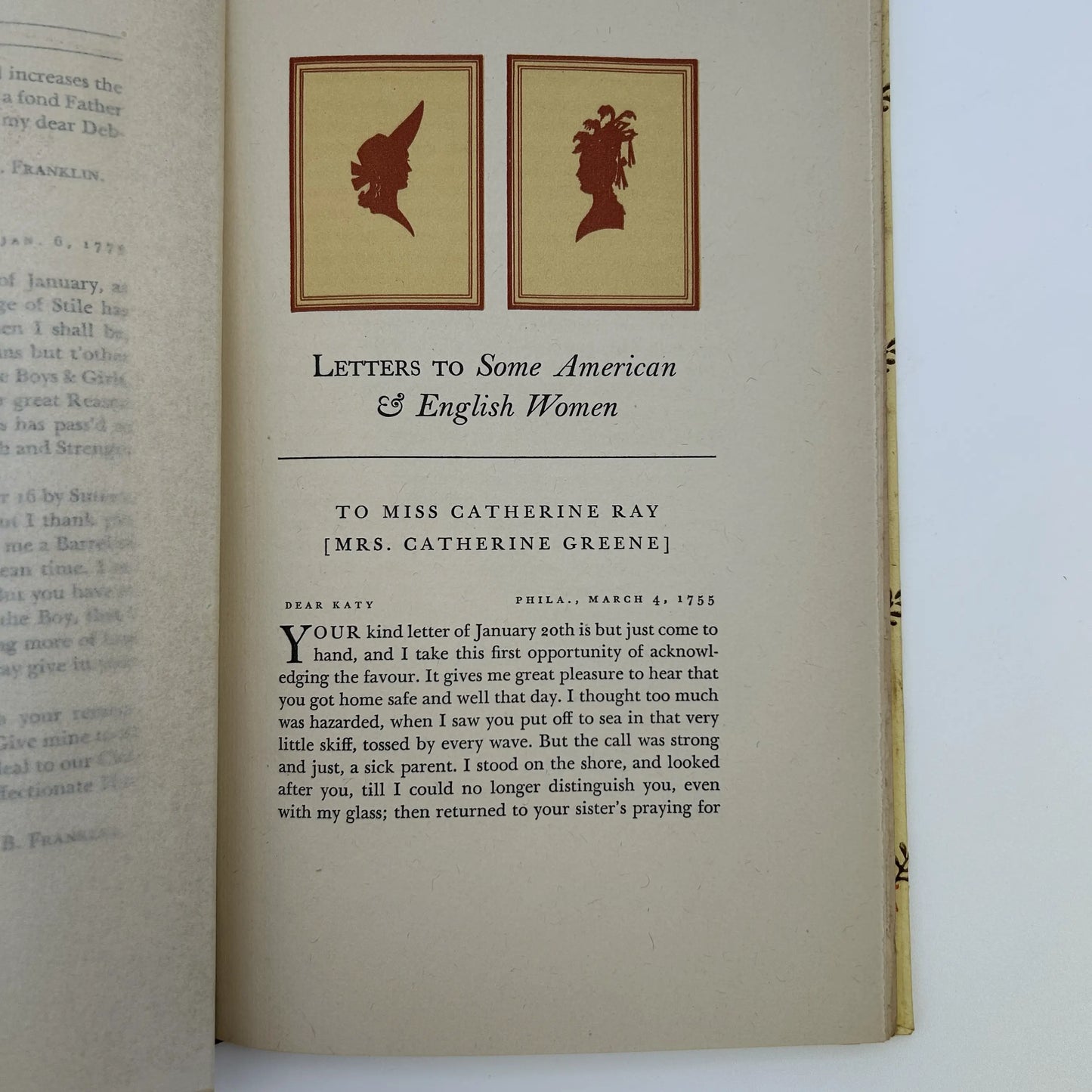 "Dr. Benj. Franklin and the Ladies: Being Various Letters, Essays, Bagatelles, & Satires to & About the Fair Sex" — Two available