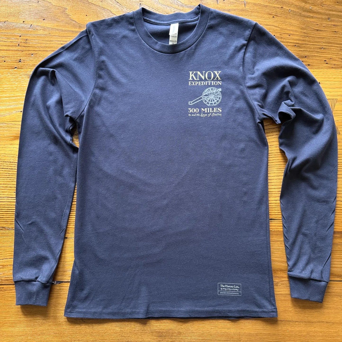 Henry Knox's Noble Train of Artillery Long-sleeved shirt — Made in America