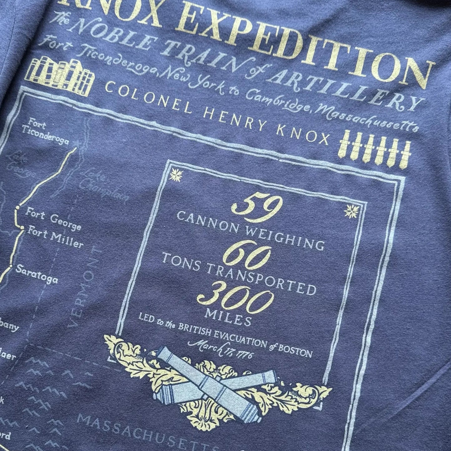 Henry Knox's Noble Train of Artillery Women's v-neck shirt