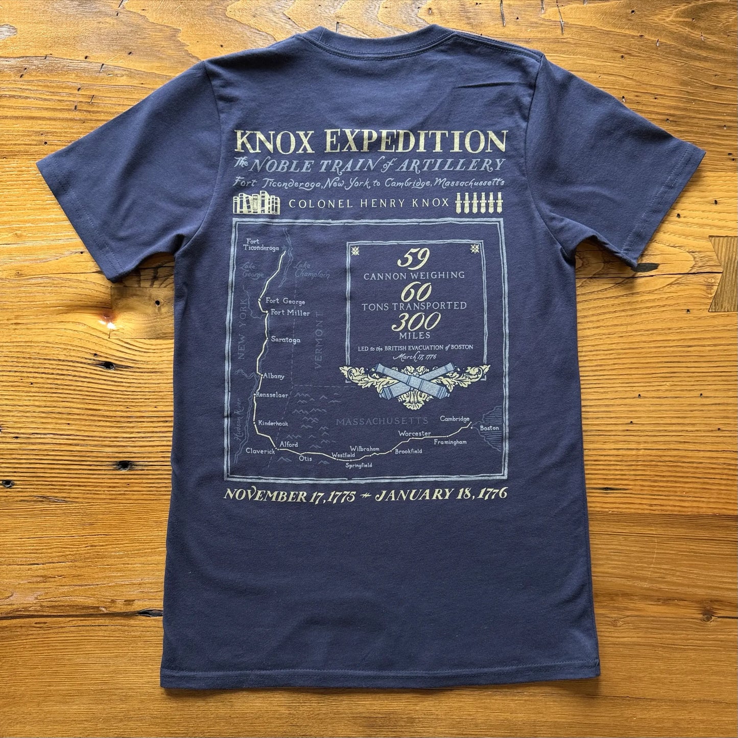 Henry Knox's Noble Train of Artillery Shirt — Made in America