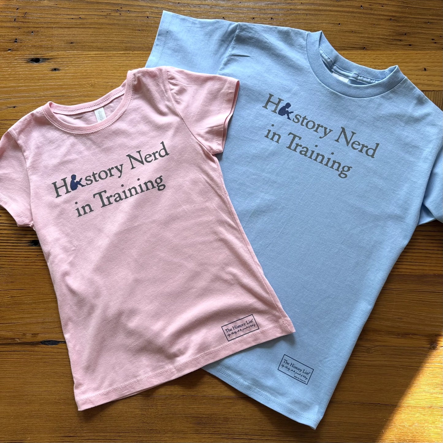 HISTORY NERD® in Training Youth shirt for girls - Light pink