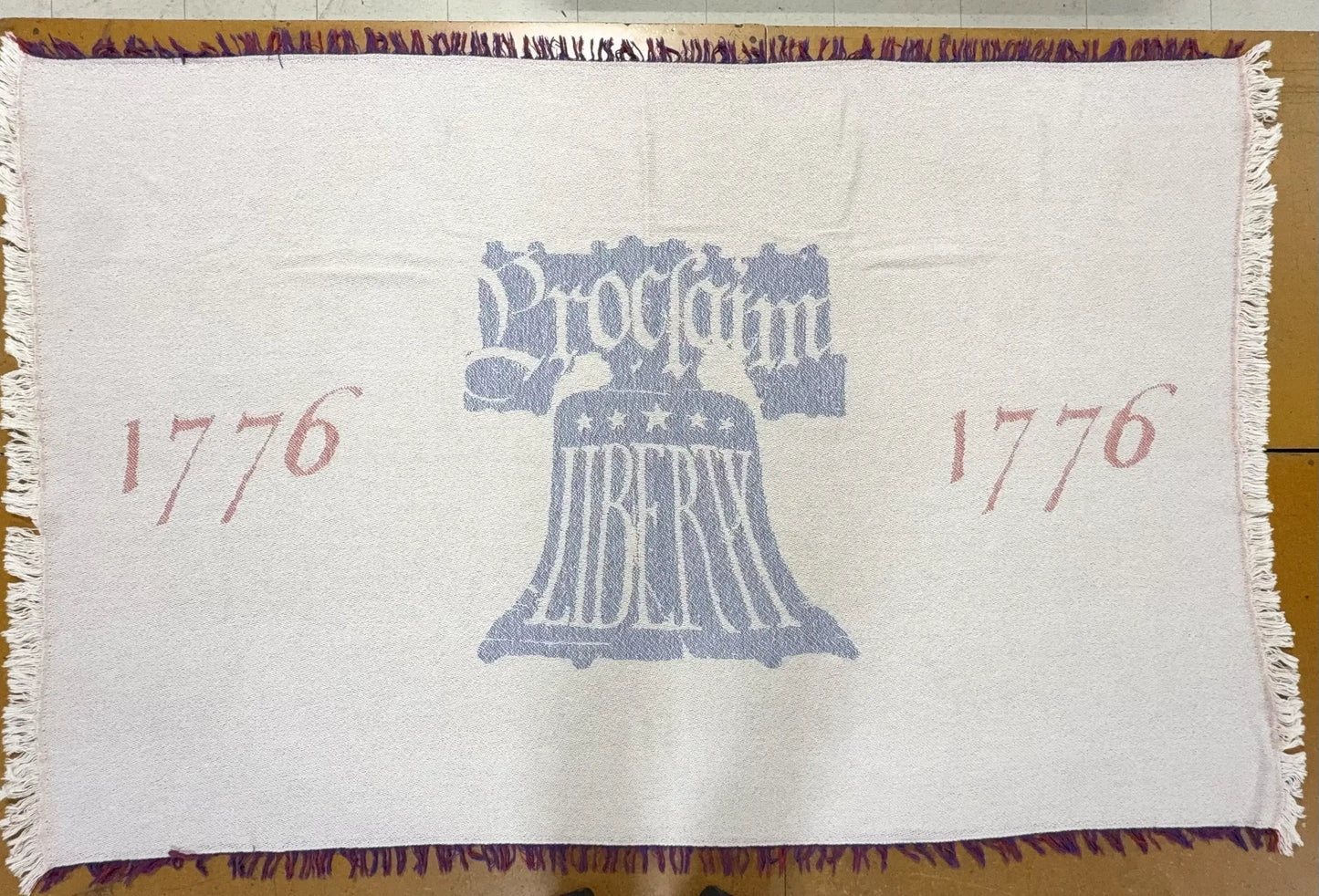 "Proclaim Liberty" 1776 Made in America Lightweight Blanket — Only two available