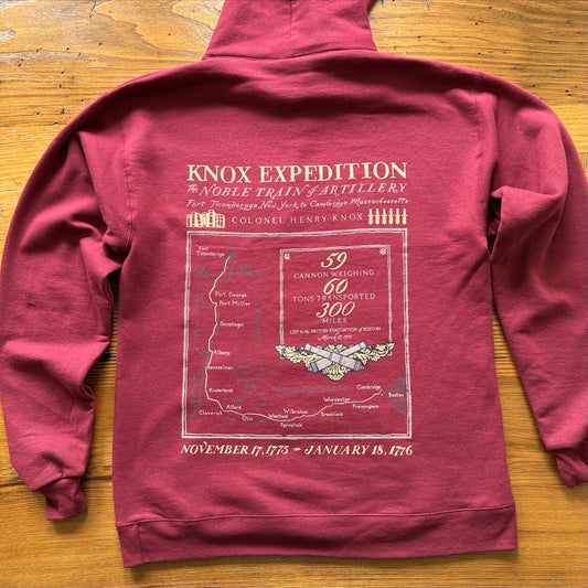 Henry Knox's Noble Train of Artillery Hooded sweatshirt