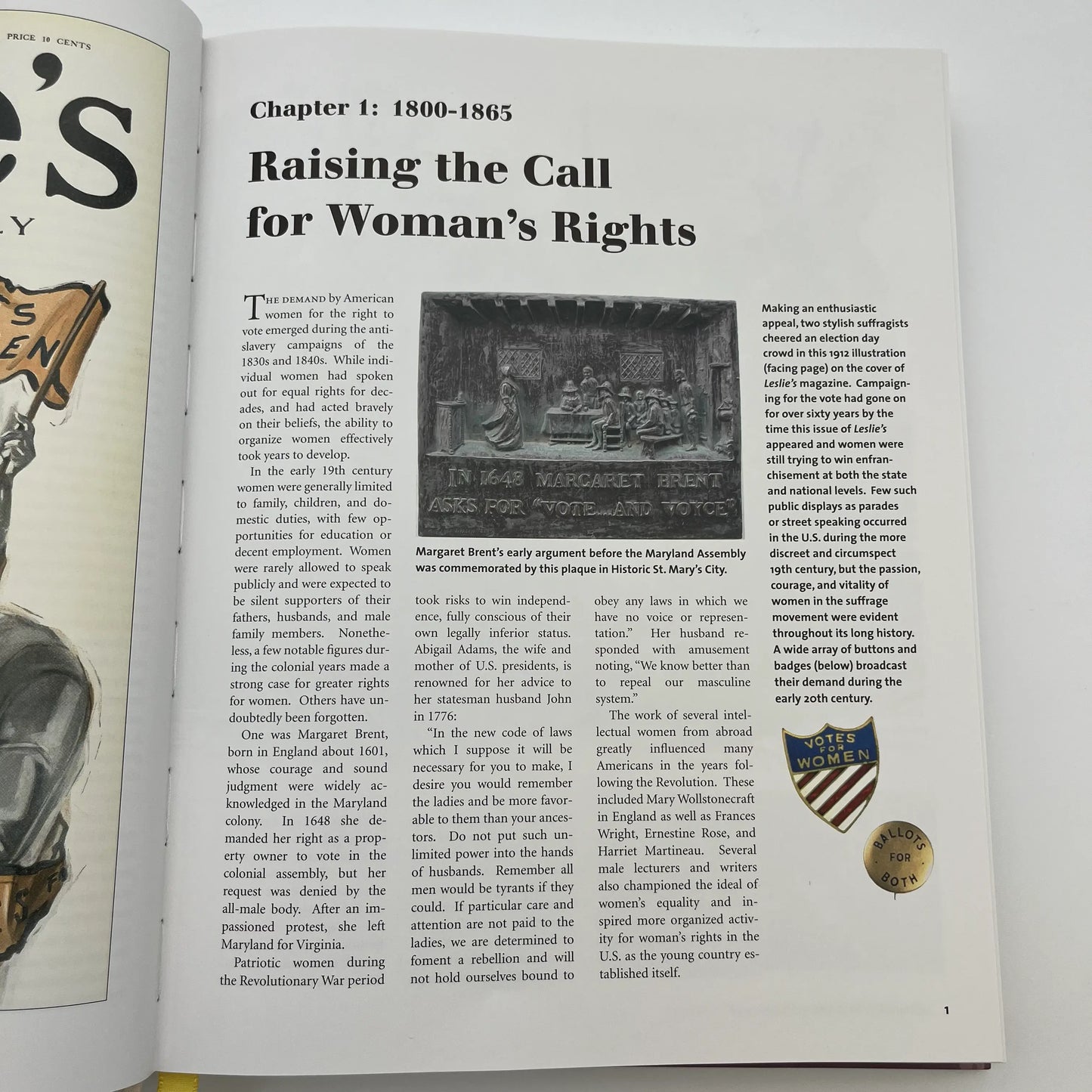 "Winning the Vote: The Triumph of the American Woman Suffrage Movement" — Signed and inscribe by Robert P. J. Cooney, Jr.