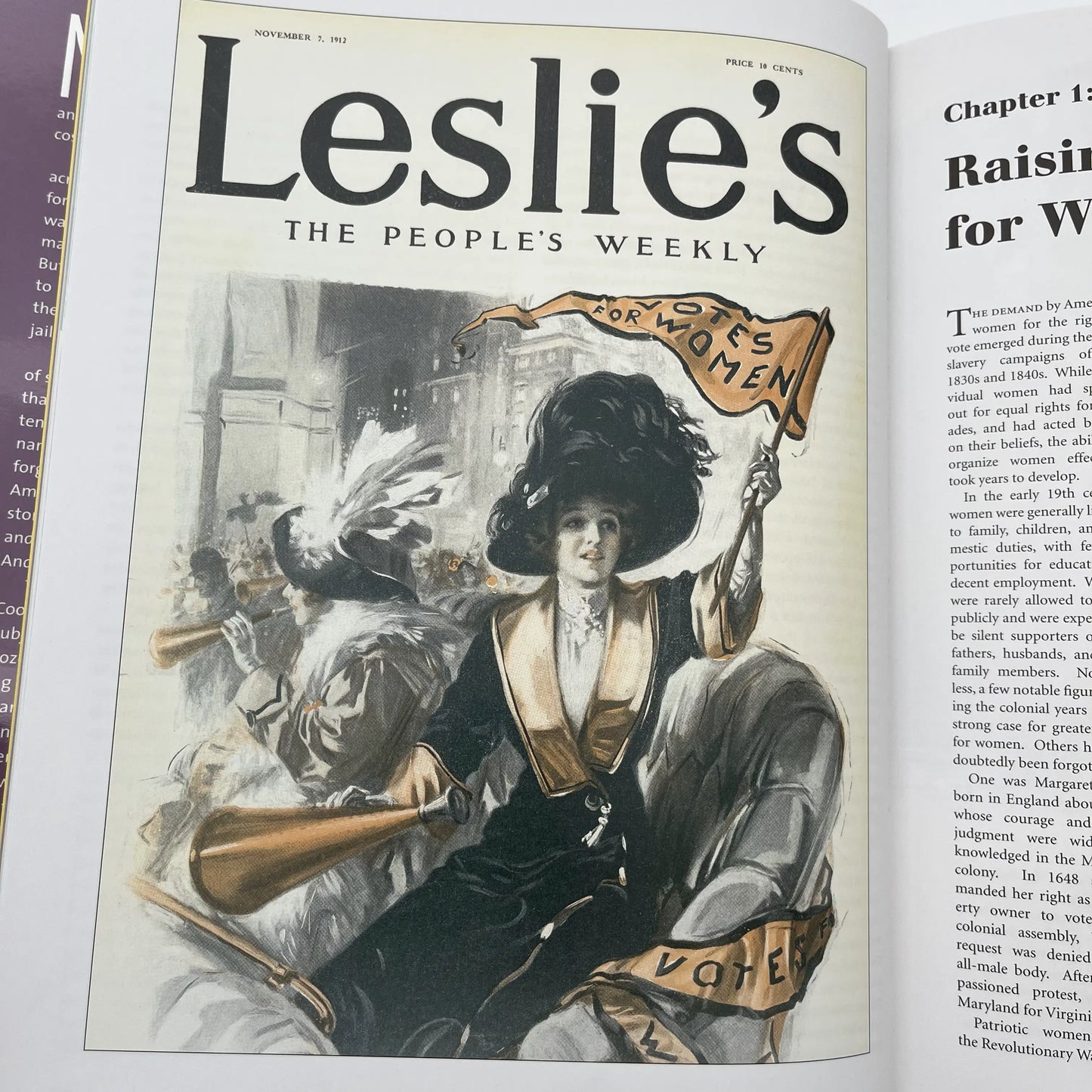 "Winning the Vote: The Triumph of the American Woman Suffrage Movement" — Signed and inscribe by Robert P. J. Cooney, Jr.