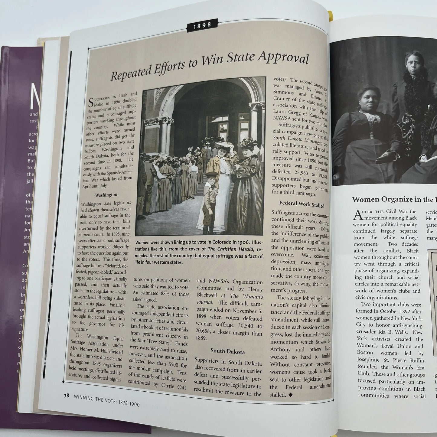 "Winning the Vote: The Triumph of the American Woman Suffrage Movement" — Signed and inscribe by Robert P. J. Cooney, Jr.