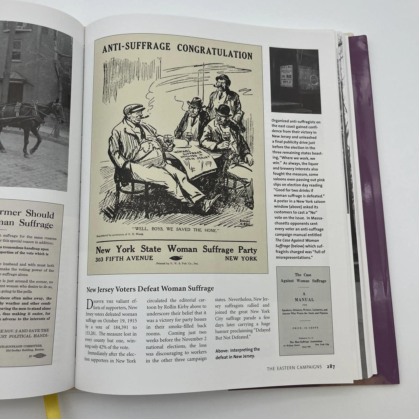 "Winning the Vote: The Triumph of the American Woman Suffrage Movement" — Signed and inscribe by Robert P. J. Cooney, Jr.