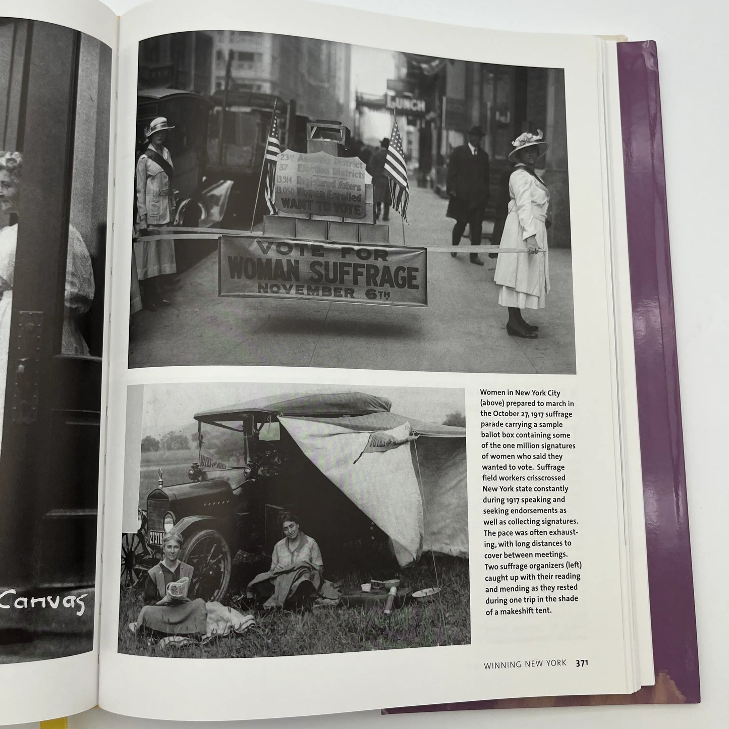 "Winning the Vote: The Triumph of the American Woman Suffrage Movement" — Signed and inscribe by Robert P. J. Cooney, Jr.