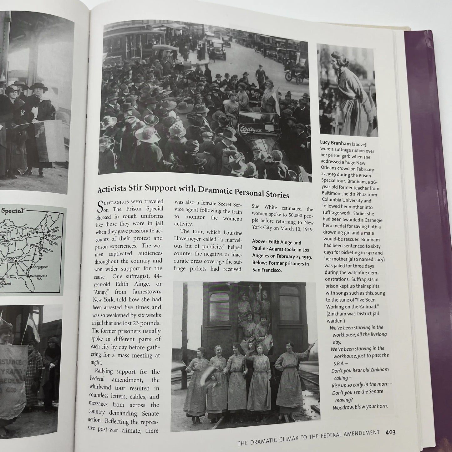 "Winning the Vote: The Triumph of the American Woman Suffrage Movement" — Signed and inscribe by Robert P. J. Cooney, Jr.