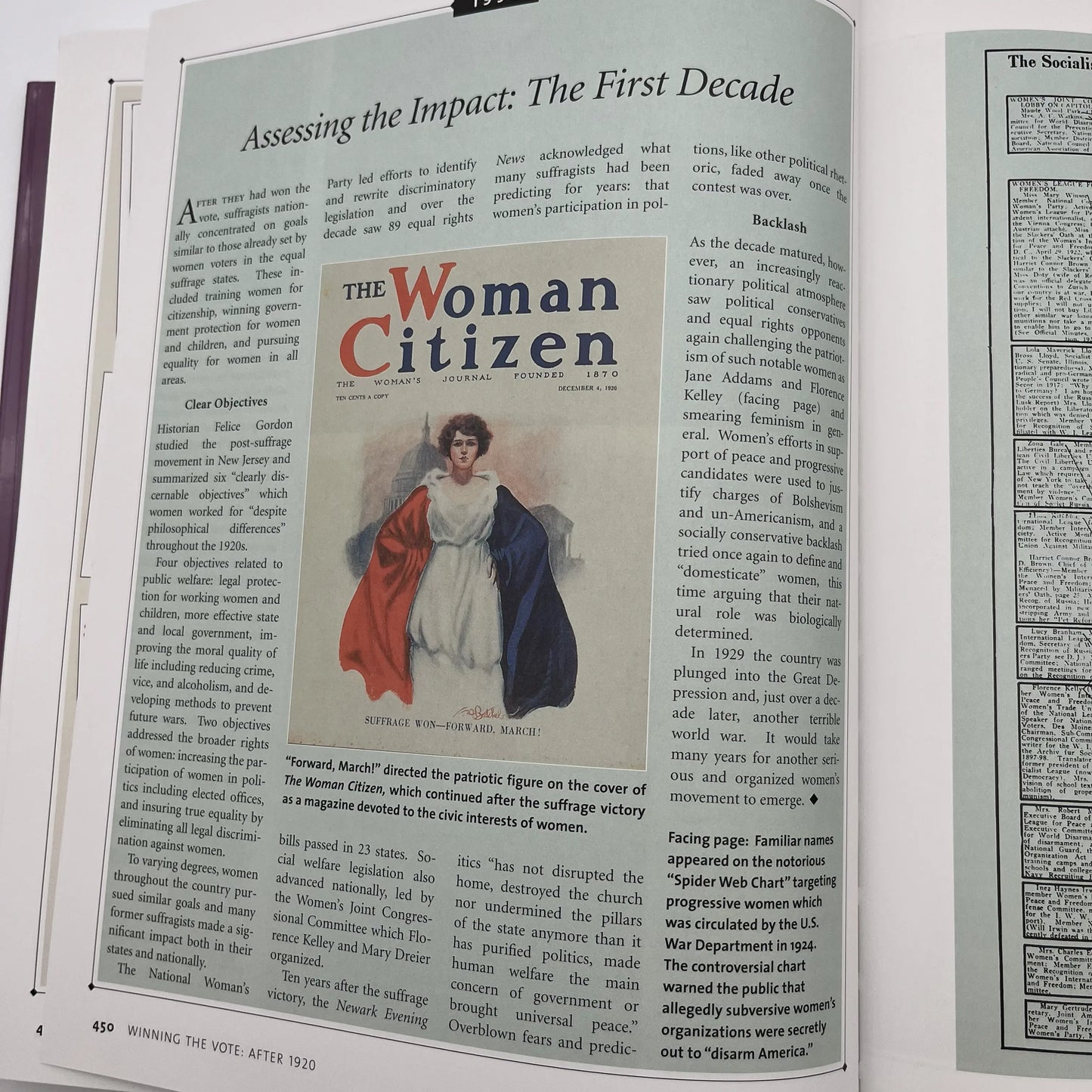 "Winning the Vote: The Triumph of the American Woman Suffrage Movement" — Signed and inscribe by Robert P. J. Cooney, Jr.