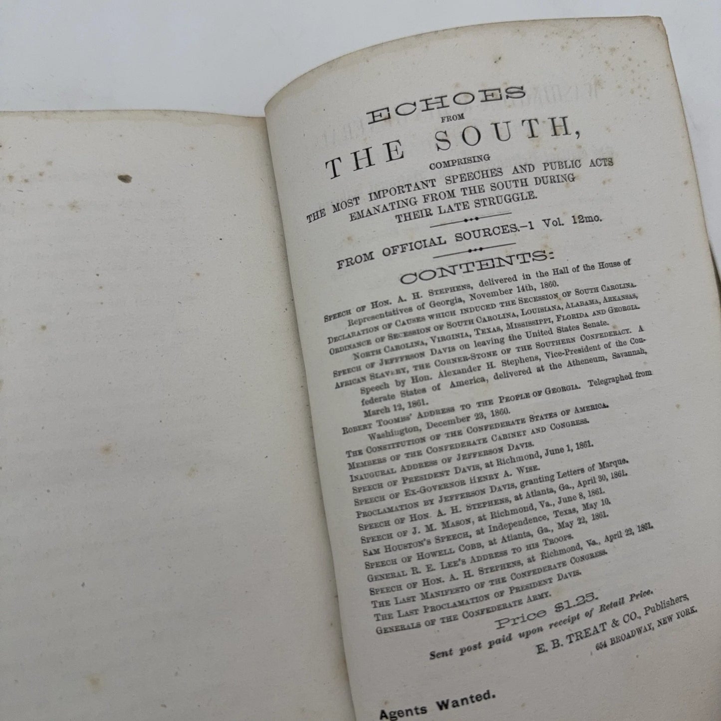 "Key-Notes of American Liberty" by a Distinguished Historian — 1866 — First edition