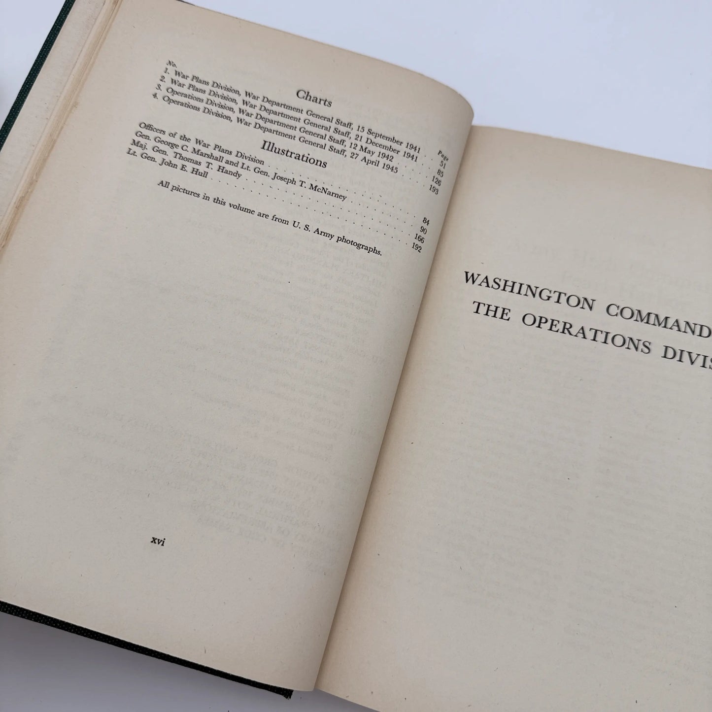 The U.S. Army in World War II: Washington Command Post: The Operations Division