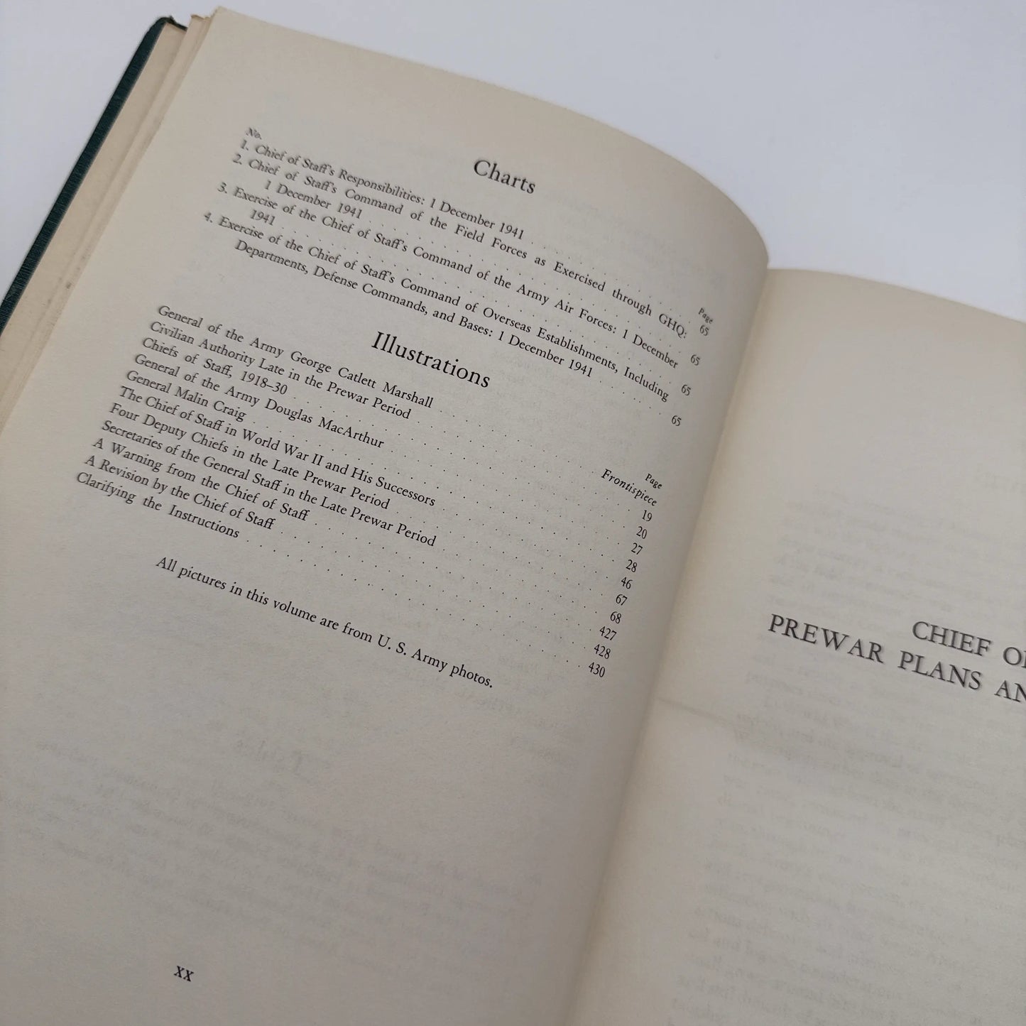The U.S. in World War II: Chief of Staff: Prewar Plans and Preparations