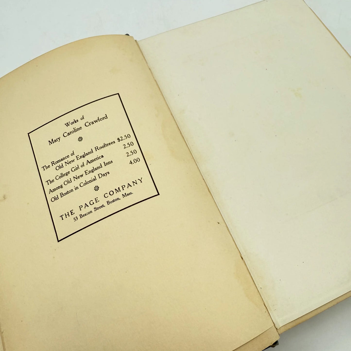 St. Botolph’s Town—An Acccount of Old Boston in Colonial Days by Mary Caroline Crawford
