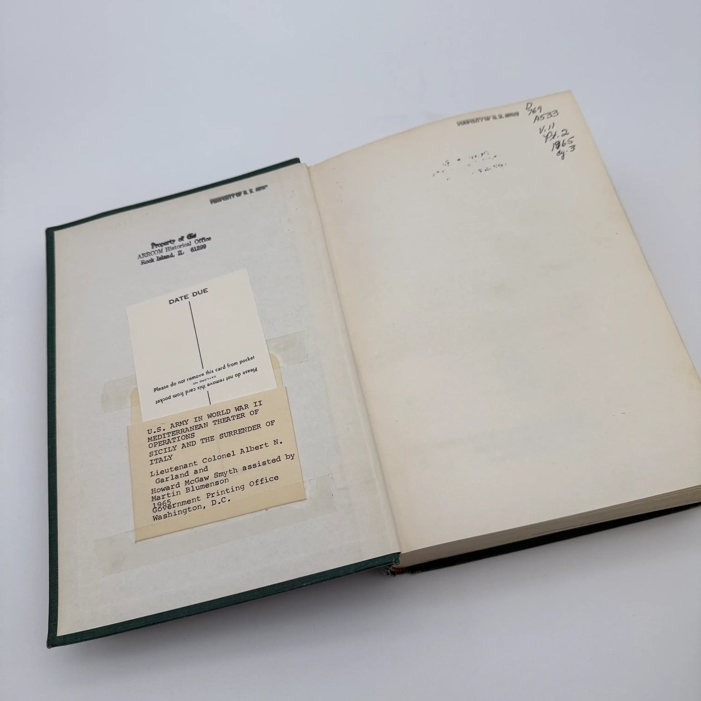 The U.S. Army in World War II: Sicily and the Surrender of Italy