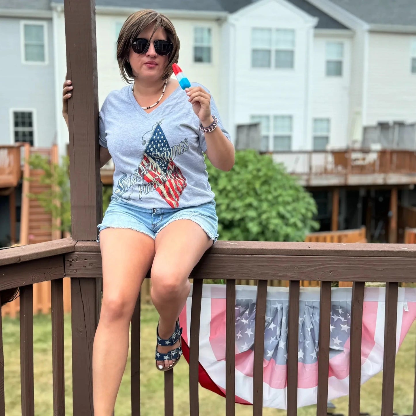 "Stars and Stripes Forever" Made in America Shirt