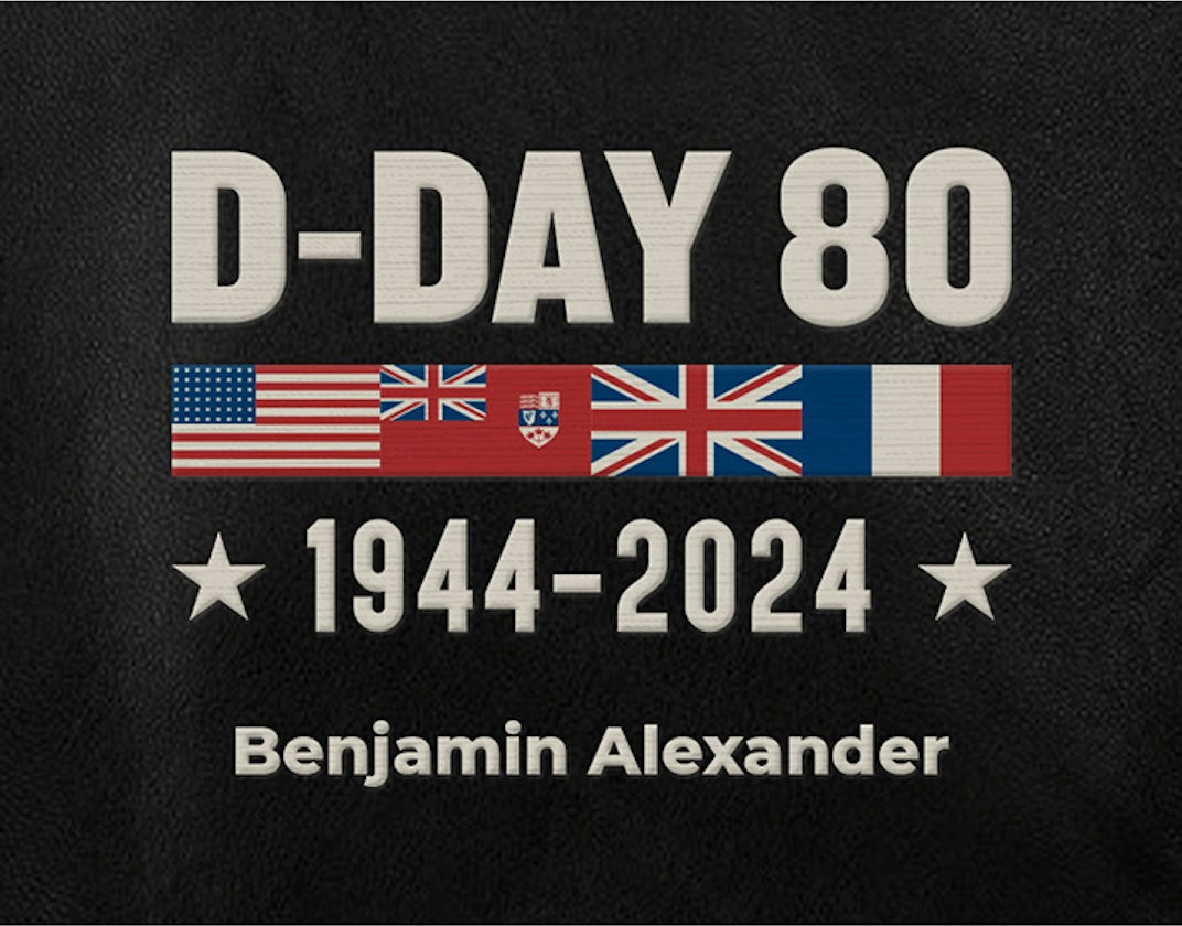 D-Day 80th Anniversary Embroidered Jacket with free personalization