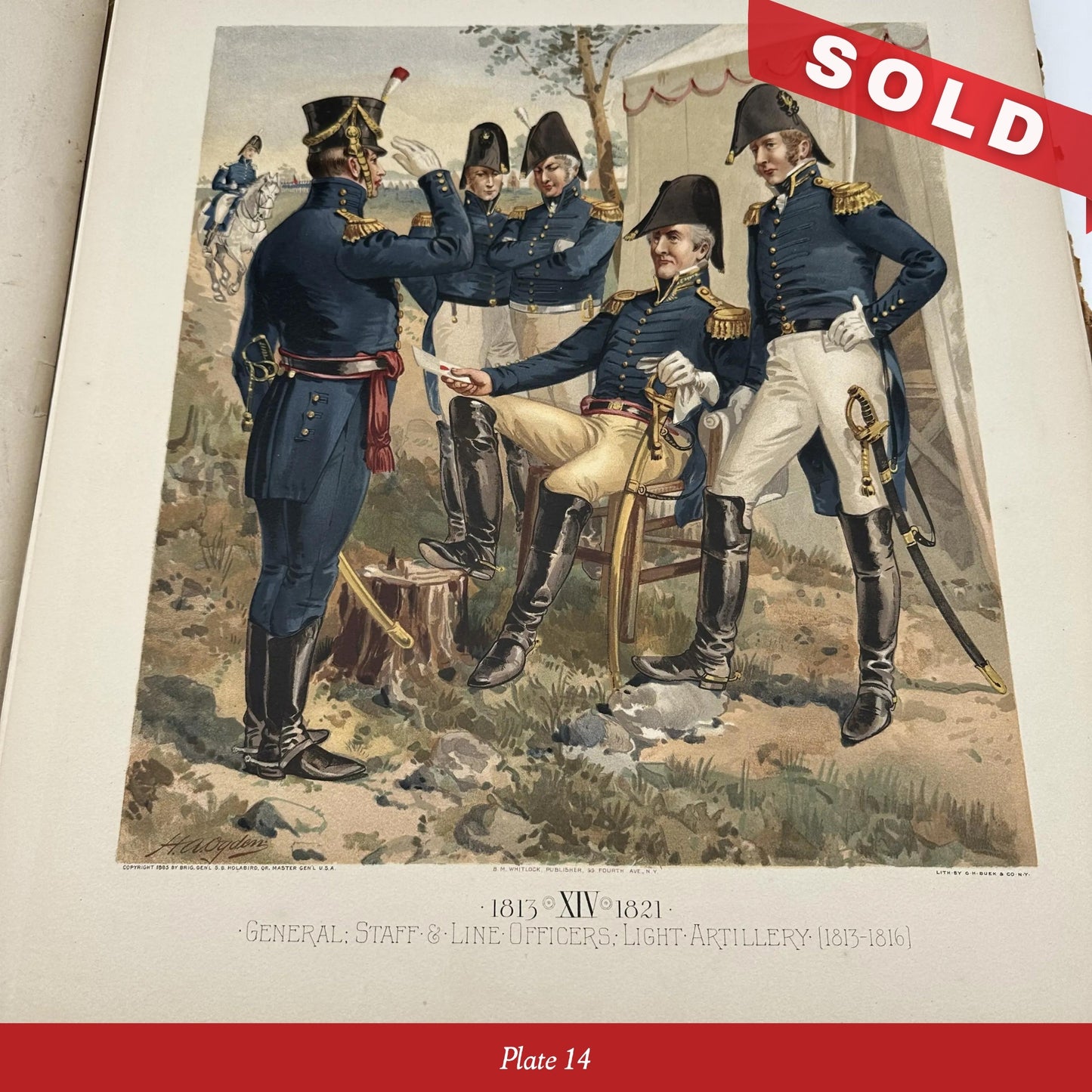 Illustrations of US Army Uniforms 1774 to 1889 by Henry A. Ogden — Commissioned by the Quartermaster General of the Army