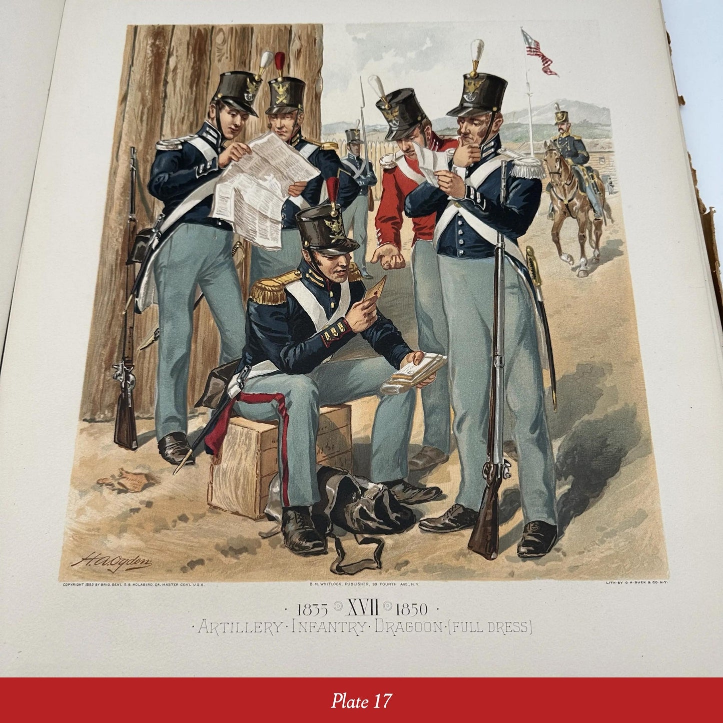 Illustrations of US Army Uniforms 1774 to 1889 by Henry A. Ogden — Commissioned by the Quartermaster General of the Army