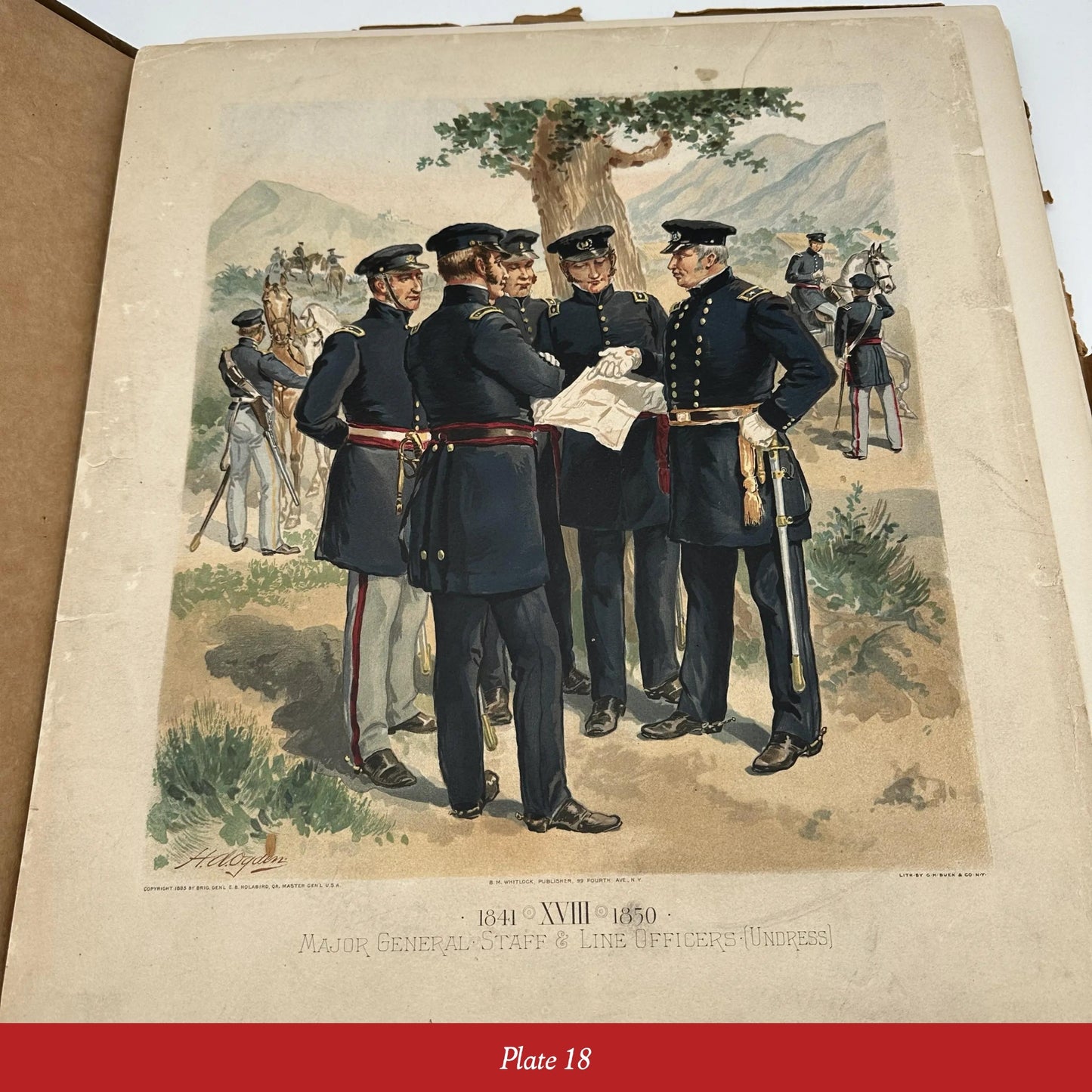 Illustrations of US Army Uniforms 1774 to 1889 by Henry A. Ogden — Commissioned by the Quartermaster General of the Army