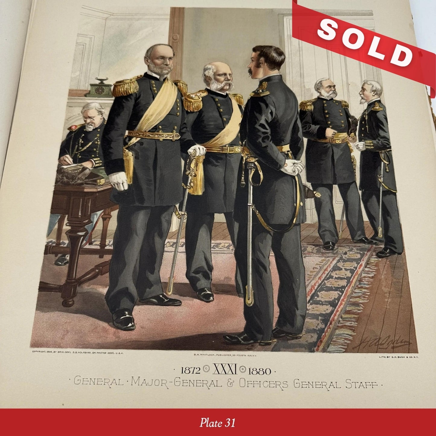 Illustrations of US Army Uniforms 1774 to 1889 by Henry A. Ogden — Commissioned by the Quartermaster General of the Army