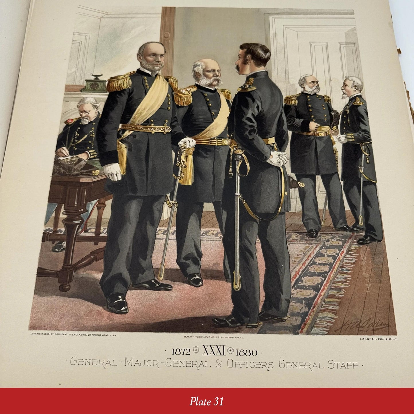 Illustrations of US Army Uniforms 1774 to 1889 by Henry A. Ogden — Commissioned by the Quartermaster General of the Army