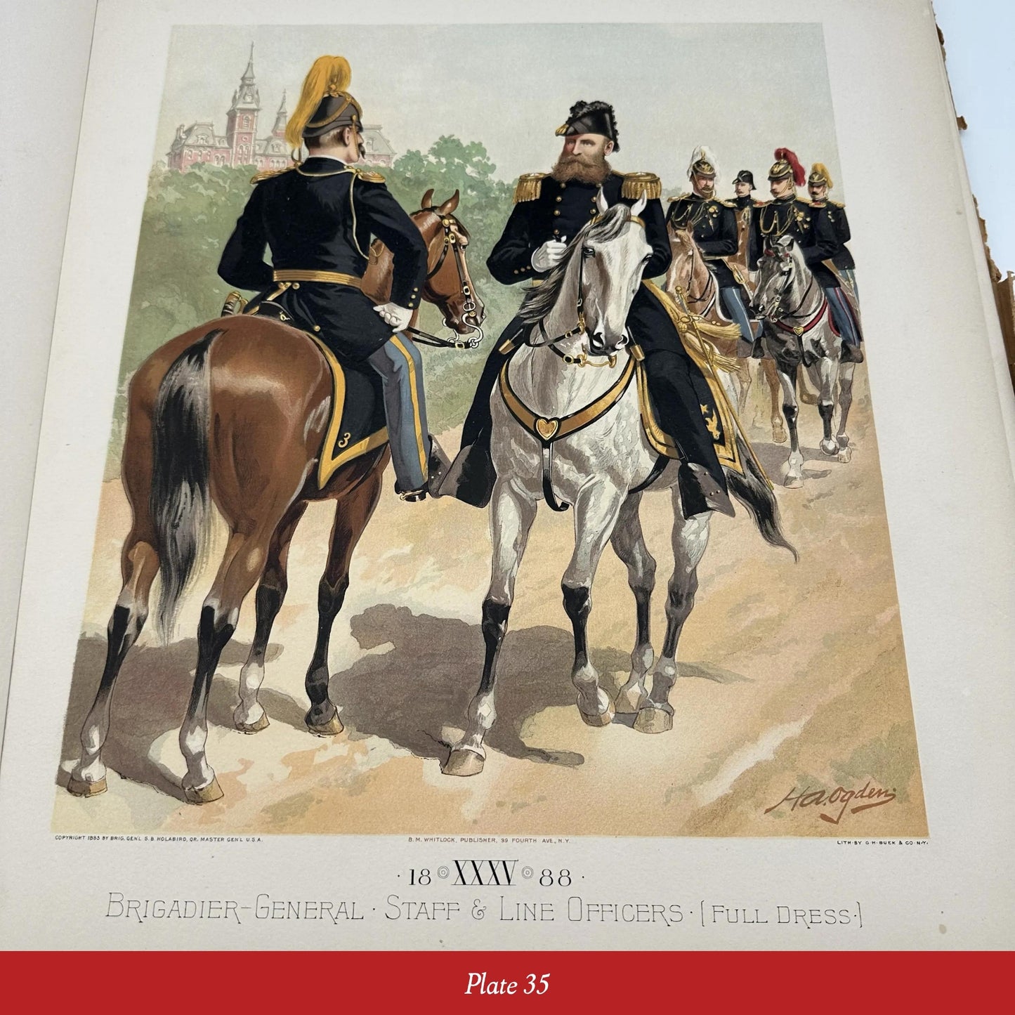 Illustrations of US Army Uniforms 1774 to 1889 by Henry A. Ogden — Commissioned by the Quartermaster General of the Army