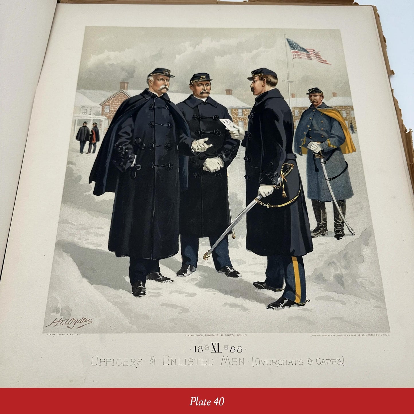 Illustrations of US Army Uniforms 1774 to 1889 by Henry A. Ogden — Commissioned by the Quartermaster General of the Army