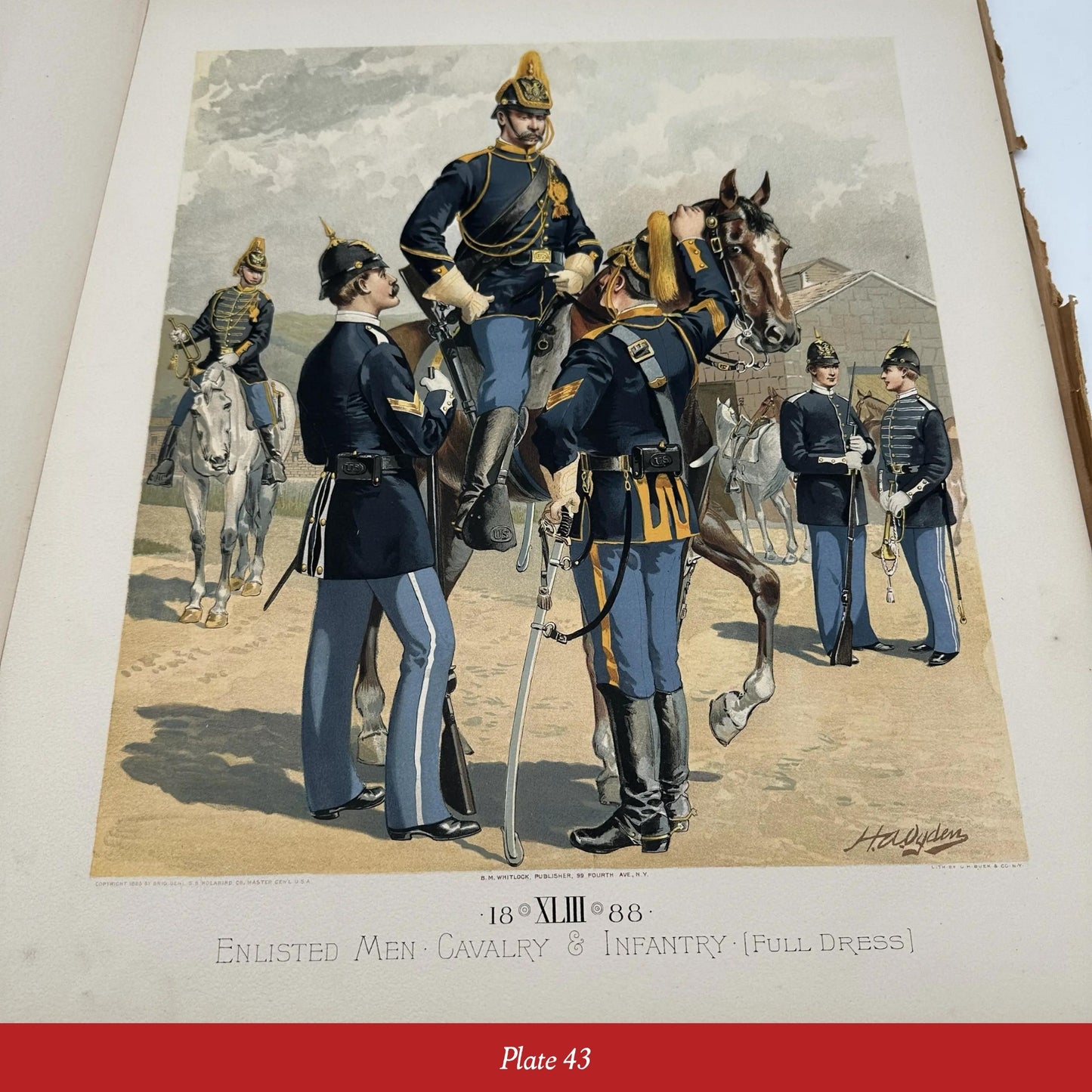 Illustrations of US Army Uniforms 1774 to 1889 by Henry A. Ogden — Commissioned by the Quartermaster General of the Army