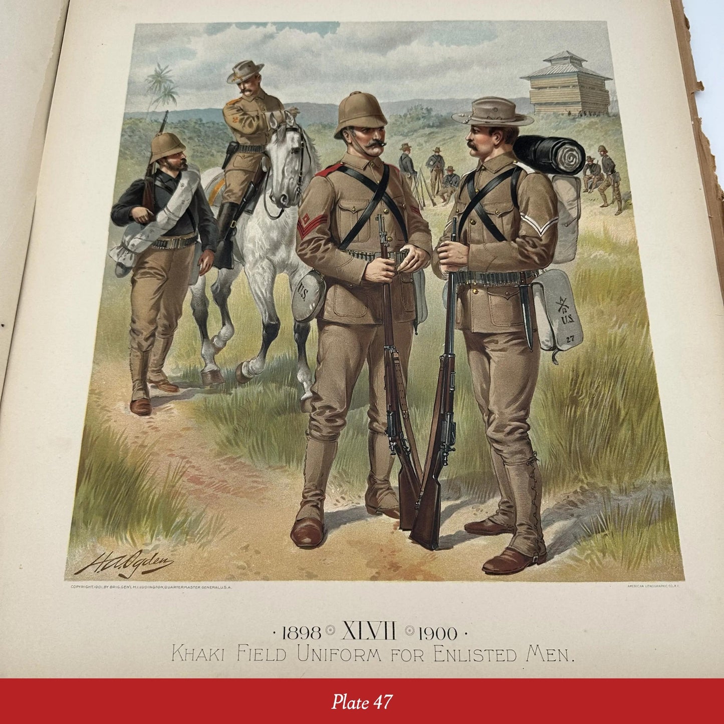 Illustrations of US Army Uniforms 1774 to 1889 by Henry A. Ogden — Commissioned by the Quartermaster General of the Army