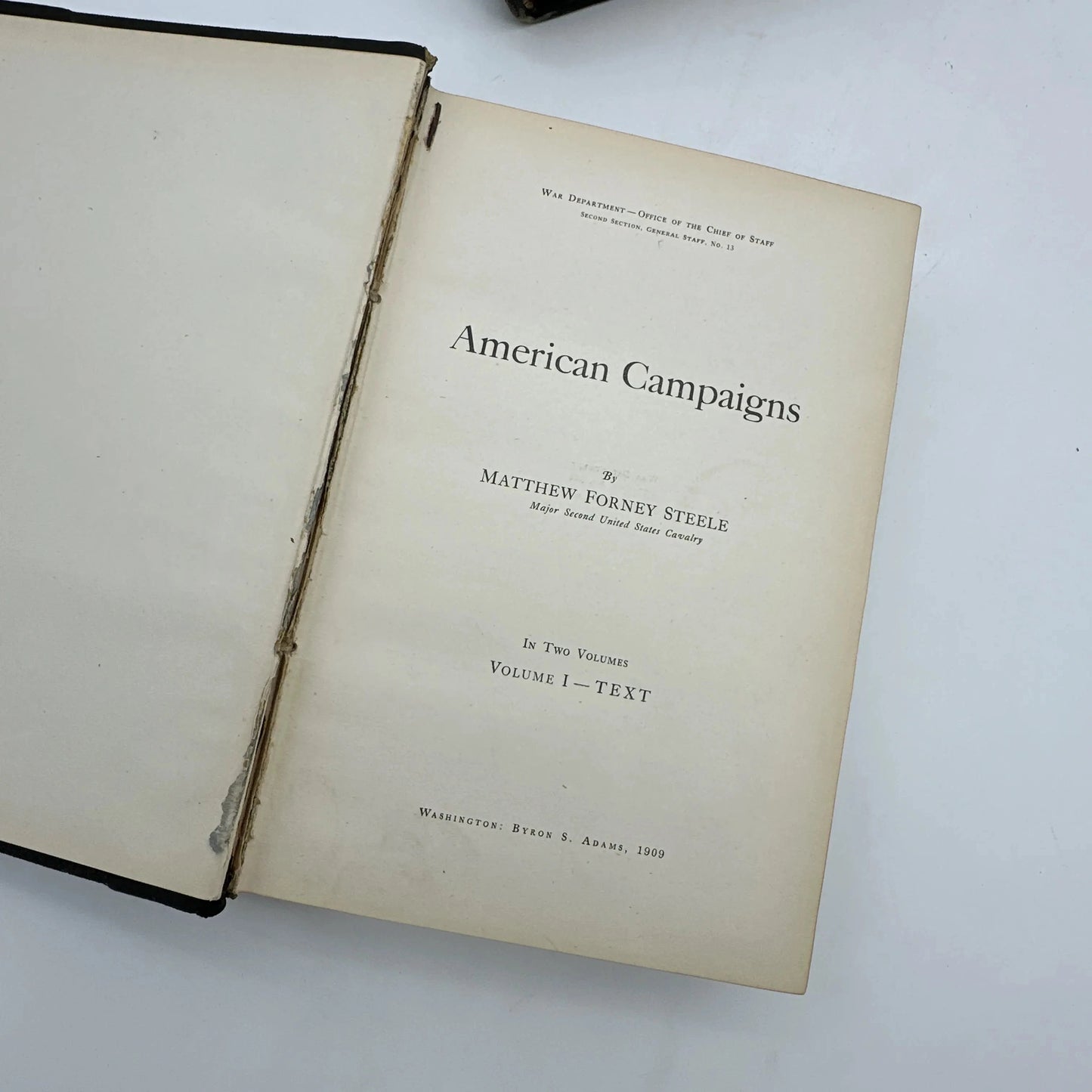 American Campaigns - Vols. I (Text) and II (Maps)