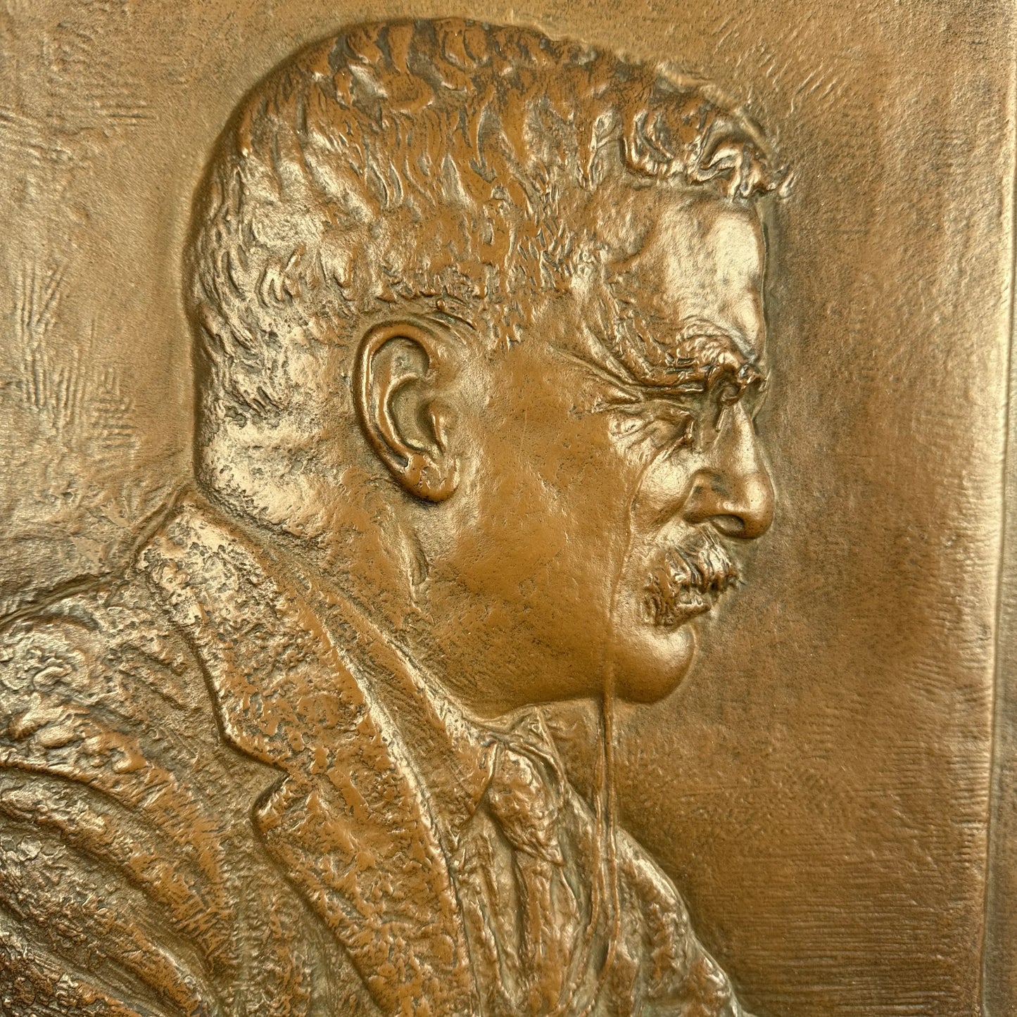 Roosevelt Plaque  — “Aggressive fighting for the right is the greatest sport the world affords” — 1920