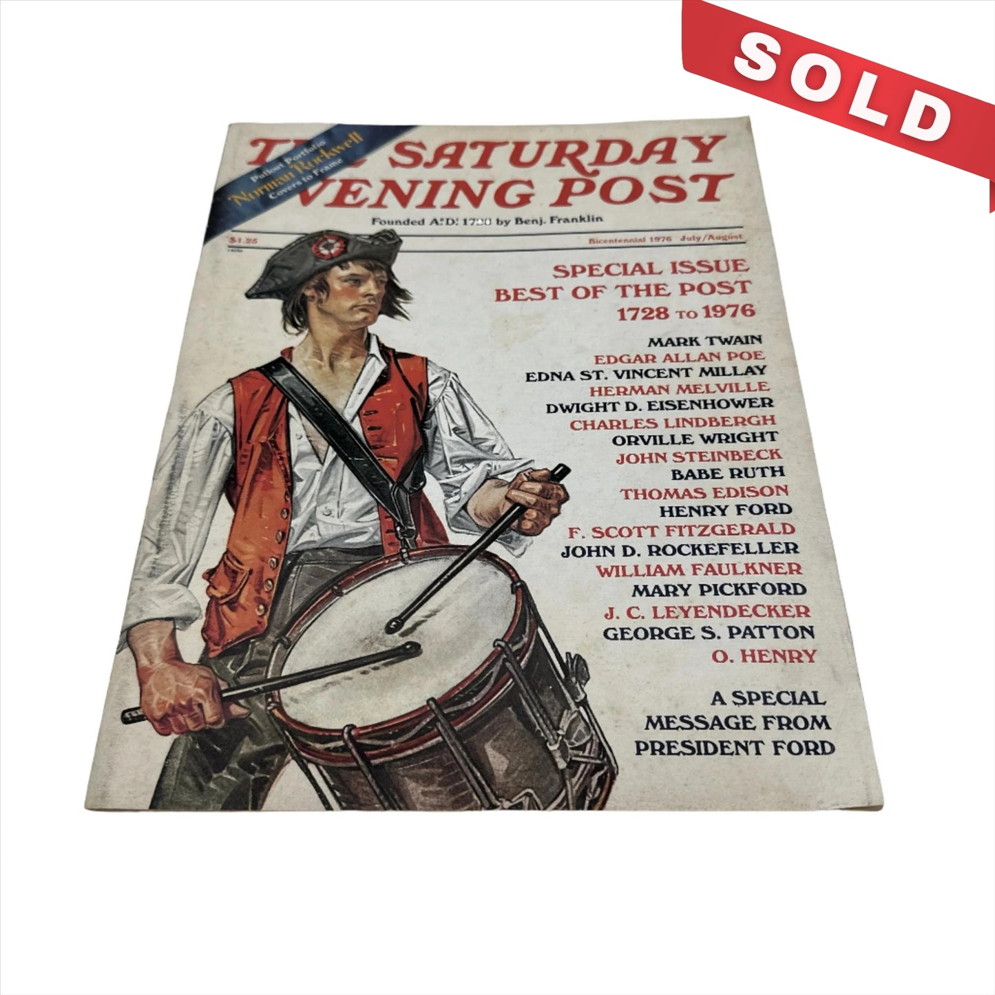 The Saturday Evening Post — Bicentennial edition - With historic articles and Rockwell's famous Four Freedoms