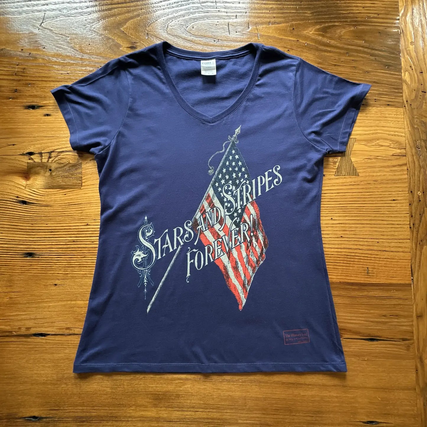 "Stars and Stripes Forever" Women's v-neck shirt