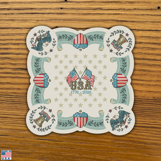 USA 1776 - 2026 Sticker from The History List store