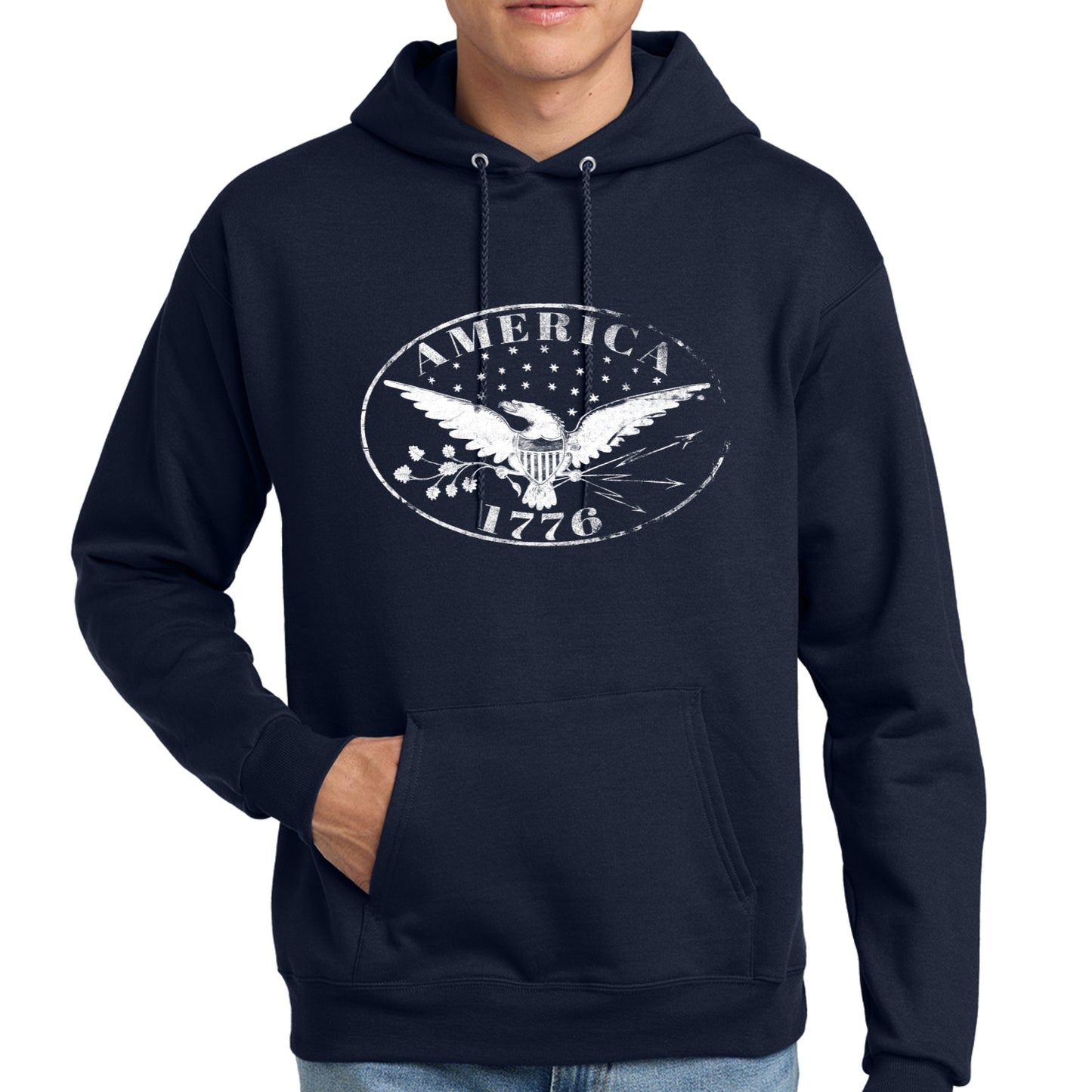 "America 1776" Hooded sweatshirt